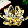 Crystal Crown® Crystal Lotus Flower Solar Spin System Ornament Craft