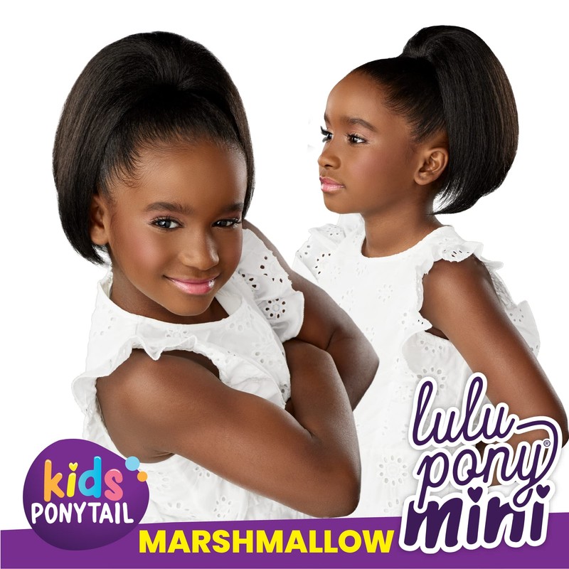 Sensationnel Lulupony mini - marshmallow ponytail drawstring for kids synthetic