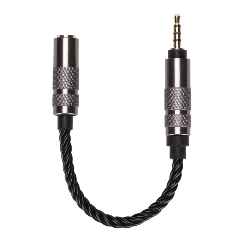 2.5mm Male to 3.5mm Female Stereo Audio Jack Adapter Headset