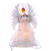 Kurt S. Adler 14-inch Multi Fiber-Optic LED Angel Treetop