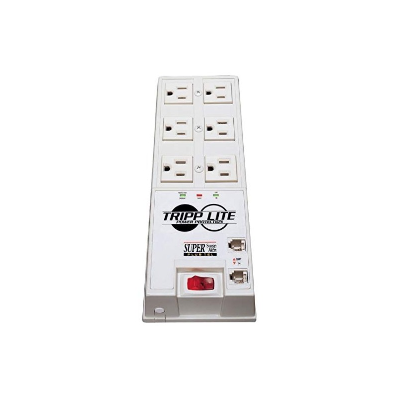 Tripp Lite 6 Outlet Surge Protector Power Strip, 6ft Cord,