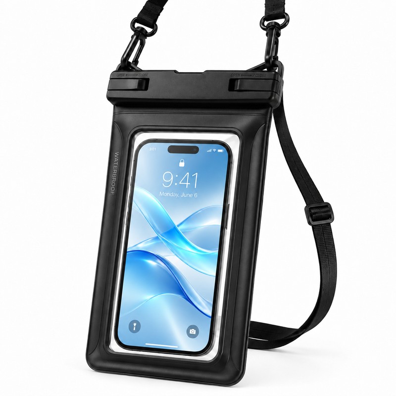 Waterproof Phone Pouch with Touch Screen, Universal Dry Bag Case