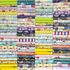 Mililanyo 200pcs 10cm x 10cm Floral Cotton Fabric Assorted Pre-Cut