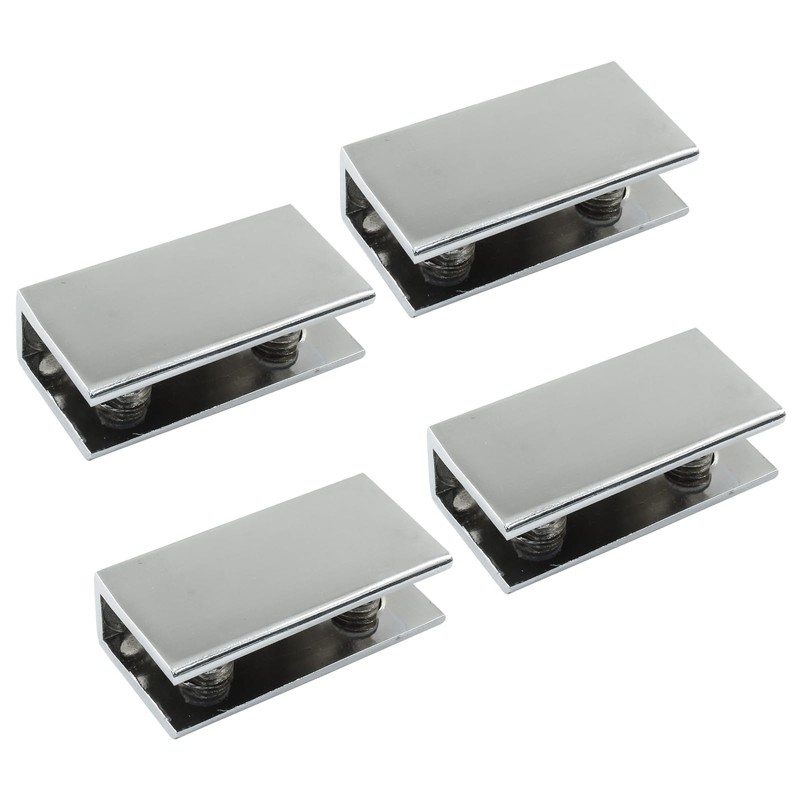 Bivethoi 8 Pcs Glass Shelf Bracket Adjustable Shower Brackets,Heavy Duty