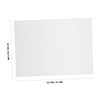 TEHAUX 100pcs Clear Plastic Laminating Sheets Protection Film High Transparency