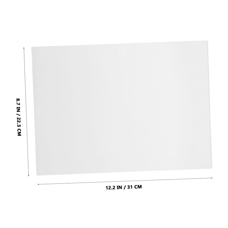 TEHAUX 100pcs Clear Plastic Laminating Sheets Protection Film High Transparency