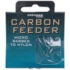 Drennan Carbon Feeder Hooks To Nylon - Size 18 to