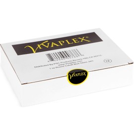 Vivaplex, 12, Cobalt Blue, 1 oz, Round Glass Jars, with Inner Liners and black Lids