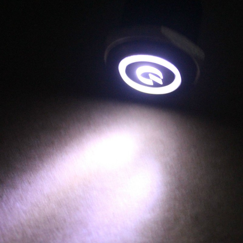 E Support Black Case 16mm White Power Symbol Angle Eye