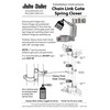Chain Link Gate Spring Closer for 1-7/8" OD Gate Post