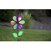 In the Breeze Jewel Flower Spinner with Leaves, 12-Inch