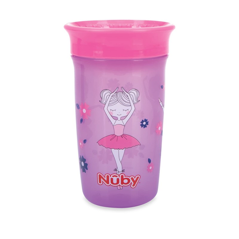 Nuby Paq. 3 vasos y snack and sip