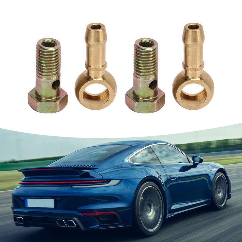 2 Set M12x1.25mm to 3/8in Turbo Water Banjo Bolt Good