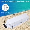 ORLANG 16" Dock Bumpers,PVC Dock Fenders with Stainless Steel Screws,Boat
