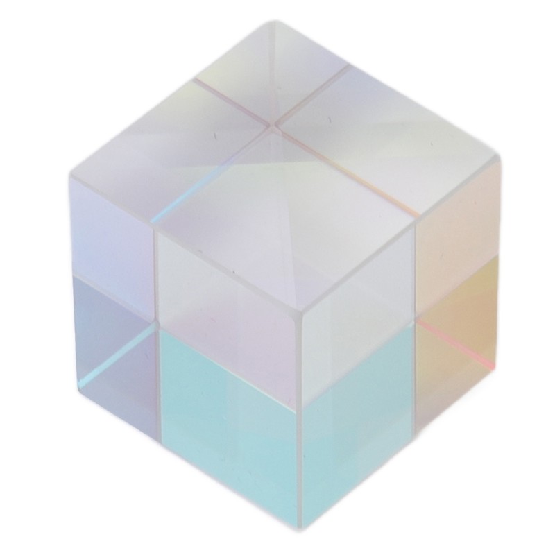 Prism Cube Optical Glass RGB Dispersion Color Cube Sun Catcher