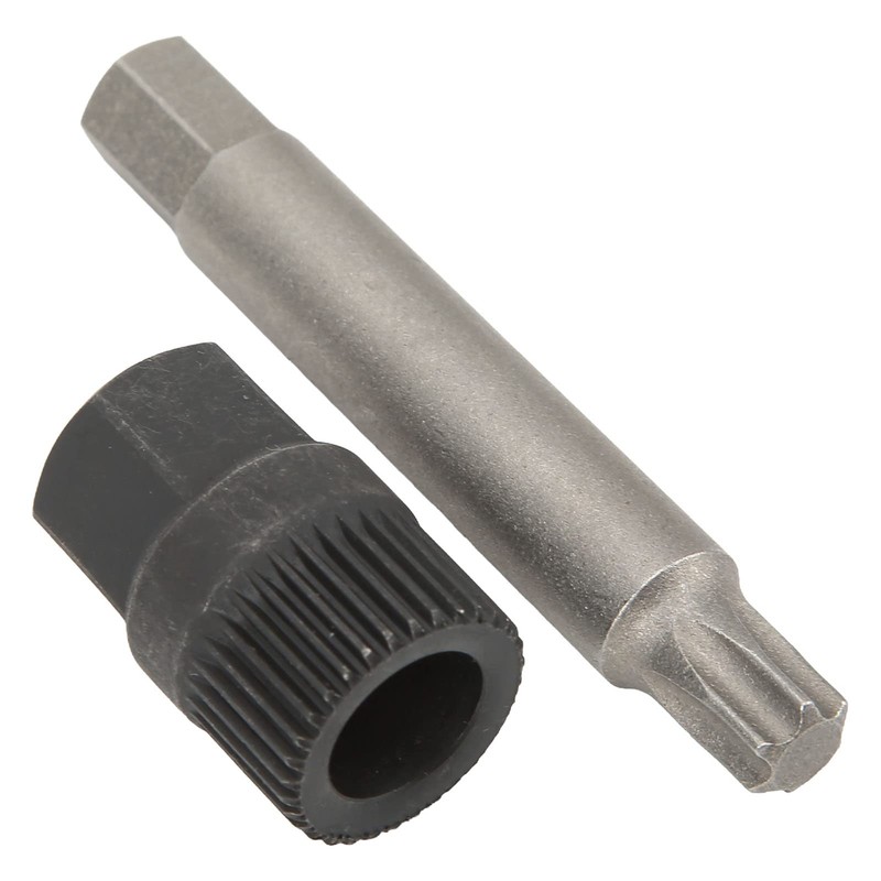 Alternator Pulley Wrench Kit 33 Teeth Spline Socket Drill Bit