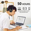 MOXKING Bluetooth Headphones Over Ear, 3 EQ Modes Wireless Headphones