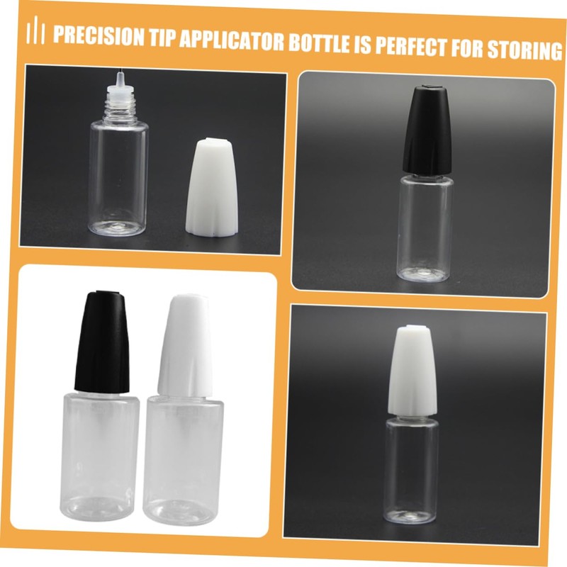 NOLITOY 10pcs Precision Tip Applicator Bottles Glue Bottles for Diy