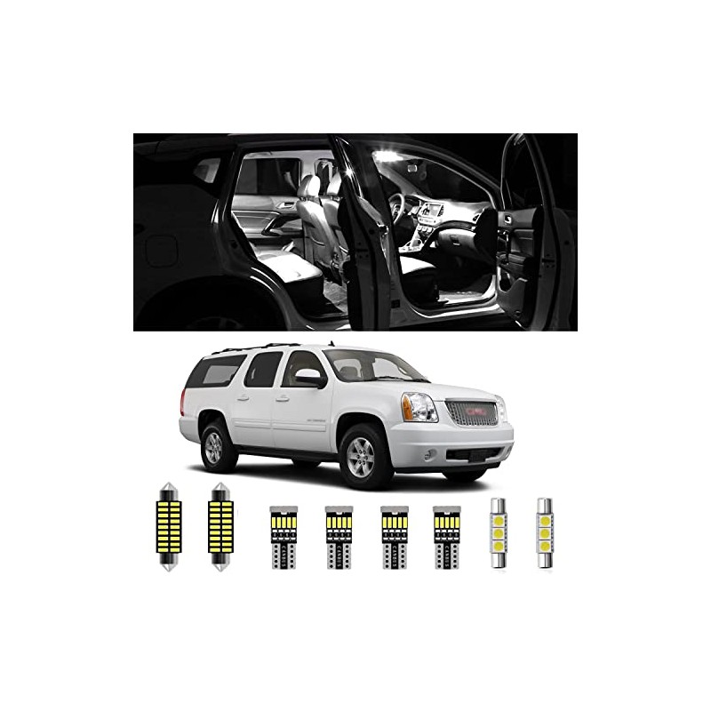 AWALITED 12pcs GMC Sierra Interior LED Lights Kit Super Bright