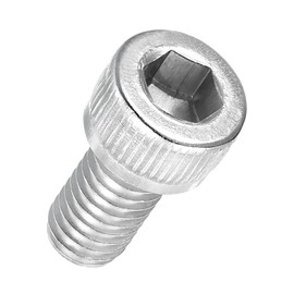 Kozelo 25pcs Socket Head Cap Screws - [M6-1 x 12mm] 304 Stainless Steel Allen Socket Drive for Electrical Motor 3D Printing Fan Engine Replacement Use, Silver