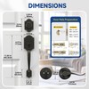 Front Door Handle and Deadbolt Set, Front Door Lock Set,