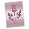 CraftStar Scottish Thistle Stencil - National Emblem of Scotland (A5
