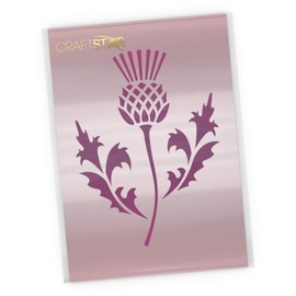CraftStar Scottish Thistle Stencil - National Emblem of Scotland (A5 & A6 Sizes)