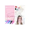 100 Cepillos Glitter Desechables Extensiones Pestañas Cejas