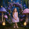 Kate 7x5ft/2.2x1.5m Mushroom Backdrop for Photography Fairy Tale Forest Birthday