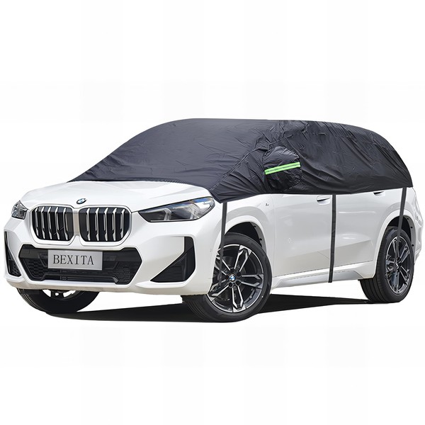 BEXITA BEXITA Halbgarage Auto Winter Abdeckplane wasserdichte Outdoor Auto Autoabdeckung