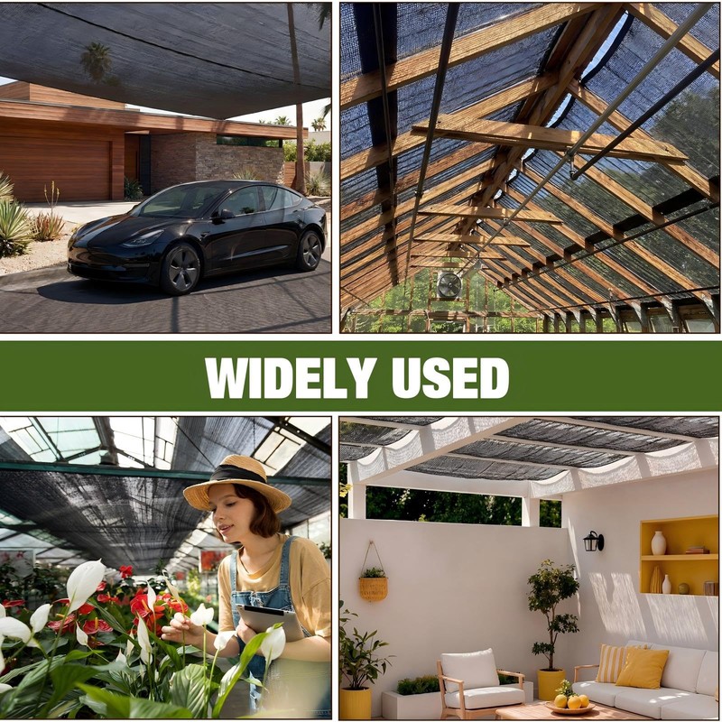 Wowangce 40% 6ft x 100ft Bulk Eyelets Shade Cloth Roll