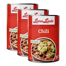 Loma Linda Chili | A Vegetarian Alternative To Beef Chili | 15 oz. | Pack of 3