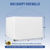 CROWN SHADES 8x8 Canopy Sidewalls (4pck) - Replacement Walls for
