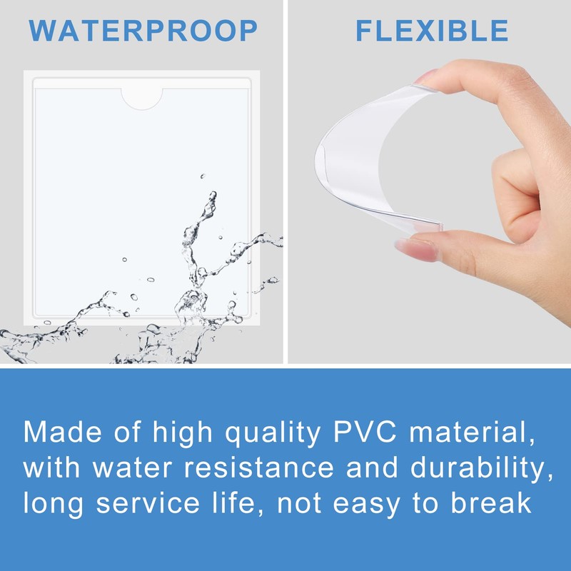 upain 10 Pack Permit Holder for Car Windscreen Square Parking