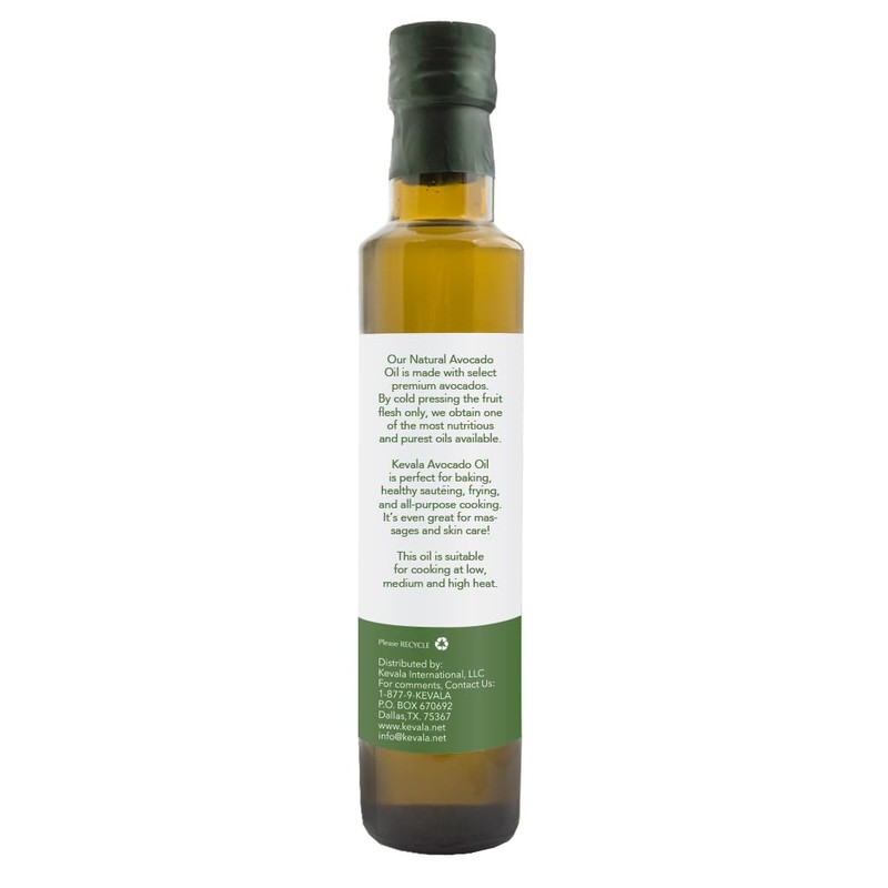 Kevala Avocado Oil, Refined, 8 Ounce
