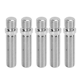 Extended Wheel Stud Conversion, 20pcs Extended Wheel Conversion Stud 58mm Length 41mm Shank Bolts Stud Screw Steel Cold Forged for Cars(M12x1.25 to M12x1.5)