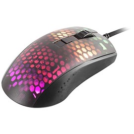 Mars Gaming MMR Black, Mouse Gaming RGB Chroma, Translucent Structure Ultralight 58 g, 12800 DPI, Switches Mechanics Huano