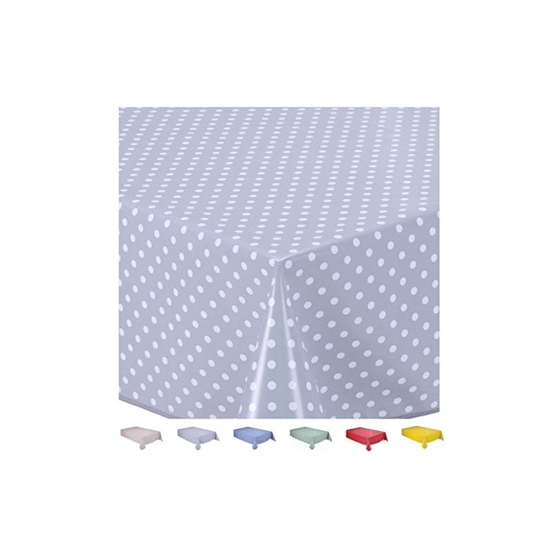 Home Direct Rectangular Oilcloth PVC Wipe Clean Tablecloth 140cm x