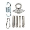 Hammock Hanging Kit Durable Wearable Stainless Steel Firm Connection Convenient