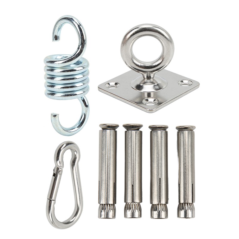 Hammock Hanging Kit Durable Wearable Stainless Steel Firm Connection Convenient