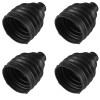 Caltric 2 Front Axle Inner Outer CV Boot Kit for