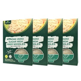 konnyaku Noodle, Sugar-Free, High in Fiber 13 Calories, Pasta Gluten Free Instant Noodle 160g 4 Packs