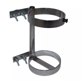 FWF Oxygen Holder for A Walker Holds 1 (D OR E Style) Cylinder Diameter