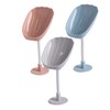 dancepandas Pack of 3 Soap Dish with Drain Soap Holder