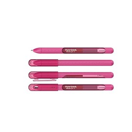 Newell Brands 4x Paper Mate InkJoy Capped Gel Ink Pens Assorted Colours 0.7mm Medium Point Nib Tip Adult Colouring Set (Pink)
