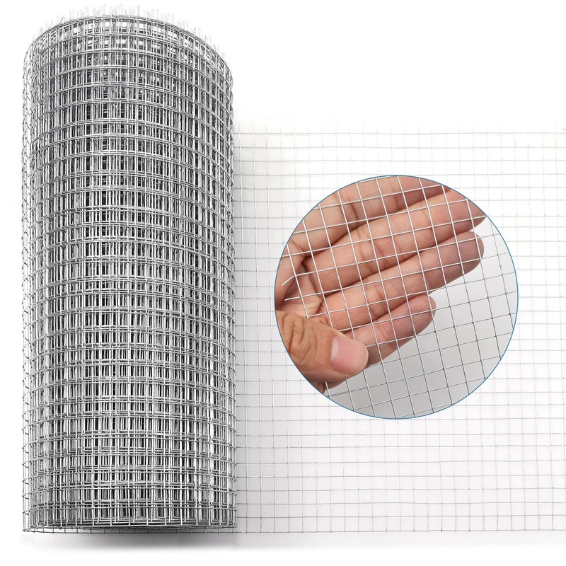 Hardware Cloth 1/4 Inch Galvanized Wire Mesh Roll 8 Inch