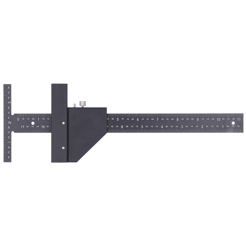Woodworking Scribing Ruler Marking Measuring Gauge Tshaped Multifunctional Carpentry Tool