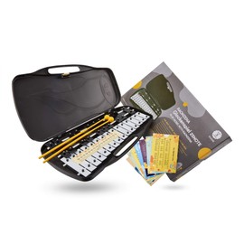 RAONZENA Professional Xylophone 25-Note Glockenspiel - Learn Music Basics for Kids (25-Note Piano)