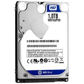 WD Blue 1TB Laptop 7mm Hard Drive- 2.5 Inch, SATA 6Gb/s, 5400 RPM, 8MB Cache WD10JPVX (OpenBox)