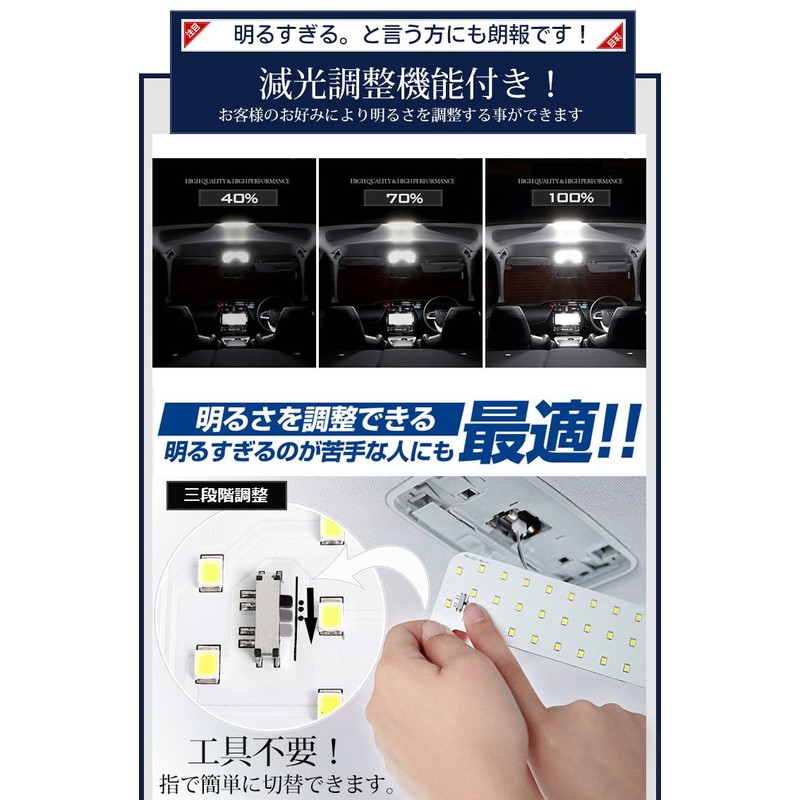 YOURS Nissan Note E12 (With Dimming Adjustment), Dedicated Design, LED